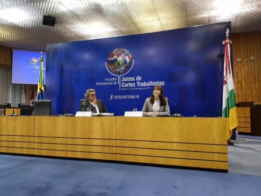 Encontro Internacional – Magistrada fala sobre a formação da Justiça do Trabalho da Argentina